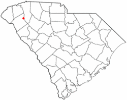 Lage von West Pelzer, South Carolina