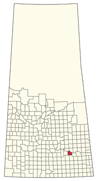 Posizione del RM della testa indiana n. 156 nel Saskatchewan