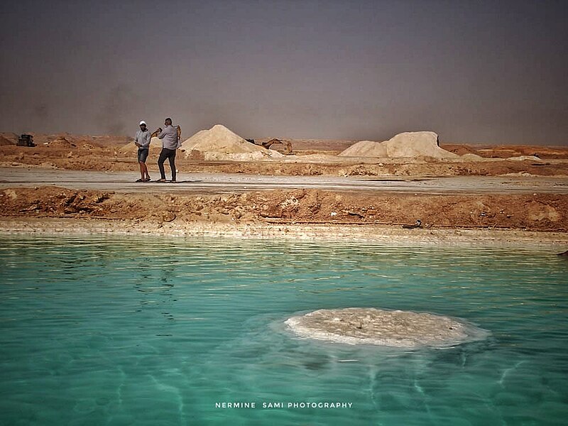 File:Salt lake of Siwa.jpg