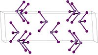 Kristallstruktur von Arsen(III)-iodid
