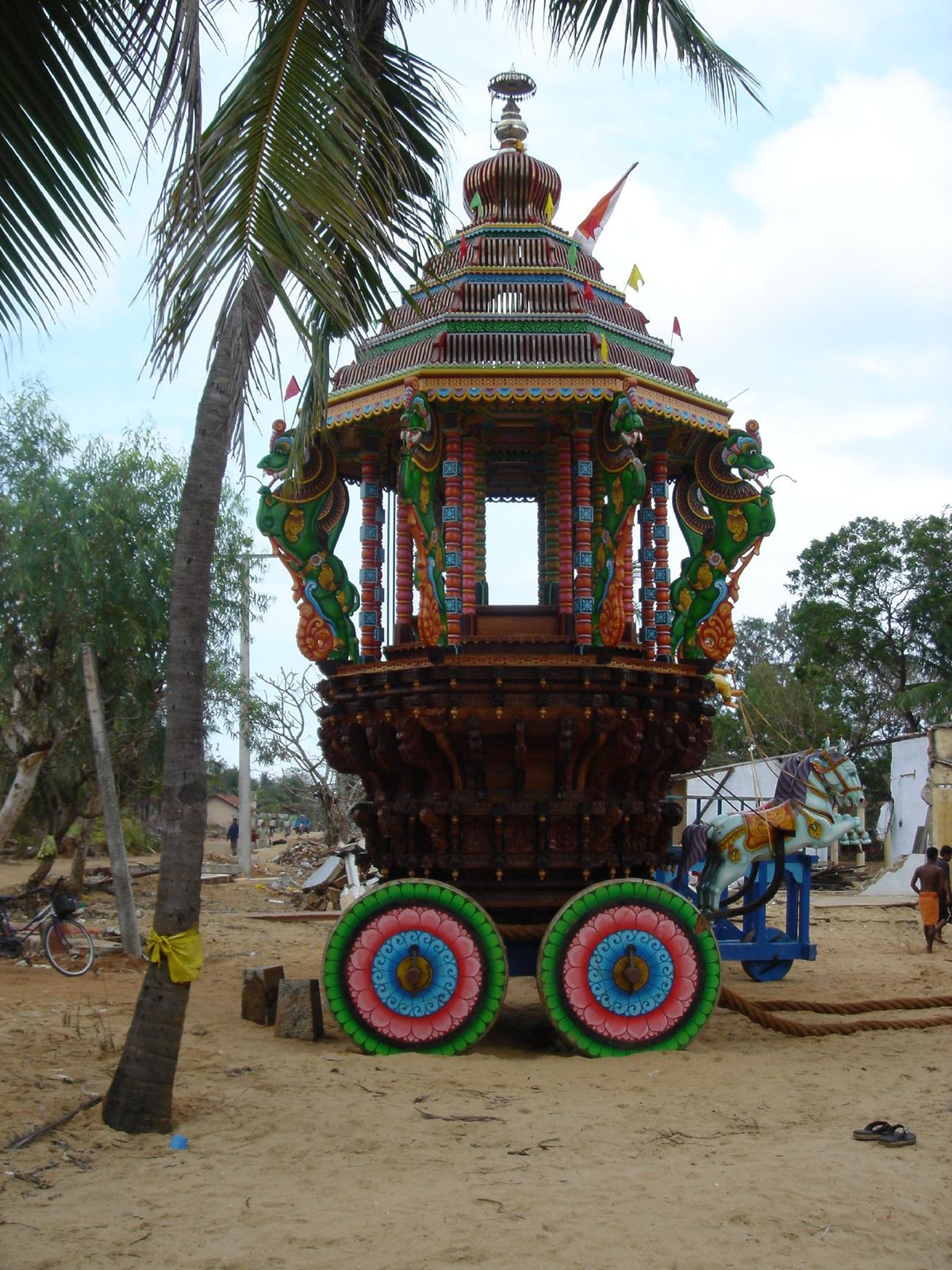 Image result for car festival of yoga narasimha temple