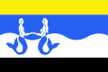 Zeemeerman en zeemeermin op de vlag van Schouwen-Duiveland