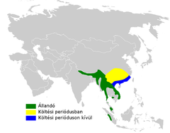 Seicercus castaniceps distribution map.png