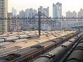Image 30A coach yard in Shanghai, China (from Rail yard)