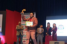 Shreedev Bhattarai di Sagarmatha Musik Award.jpg