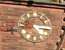 Reloj de la abadía de Shrewsbury.