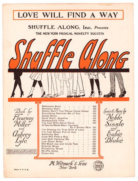 Sheet music for "Love Will Find a Way", a song from the show