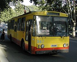 Trolejbus Škoda 14Tr v Tbilisi