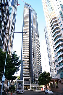 Skyline Apartments Australian skyscraper in Brisbane, Queensland