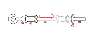 Diagram of the usage of a slide hammer Slide Hammer.svg