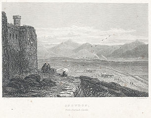 Snowdon, from Harlech Castle