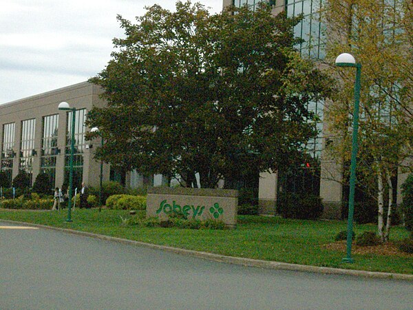 Sobeys corporate office in Stellarton, Nova Scotia