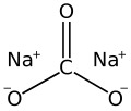 Formule topologique du carbonate de sodium