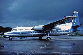 6O-SAY, l'appareil impliqué, ici à l':aéroport régional de Space Coast (en) en 1977, quatre ans avant l'accident.