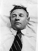 Fotografia do cadáver, tirada pela polícia australiana em dezembro de 1948.