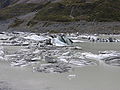 icebergs close to Mt.Cook