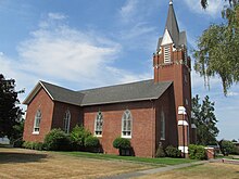 Römisch-katholische Kirche St. Paul in Oregon aus dem Süden (2015) .jpg