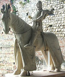 Statue équestre de Cangrande, transférée au Musée de Castelvecchio