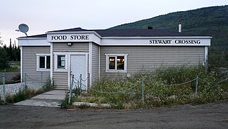 Store at the service station in Stewart Crossing Stewart crossing gas station store.jpg