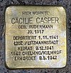 Stolperstein Chodowieckistr 10 (Prenz) Cäcilie Casper.jpg