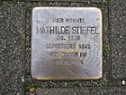 Stolperstein Mathilde Stiefel, 1, Offenbacher Strasse 10, Mühlheim (Main), Offenbach district.jpg