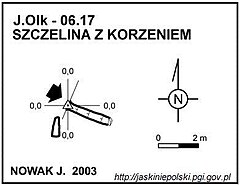 Plan jaskini