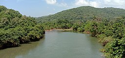 Jog Fluss in der Nähe von Bandhtivare Dorf