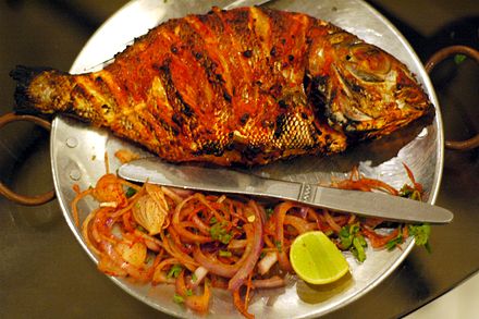 Tandoori fish at Lighthouse Residency, Port Blair