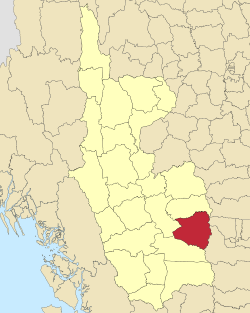 東敦枝鎮在馬圭省的位置
