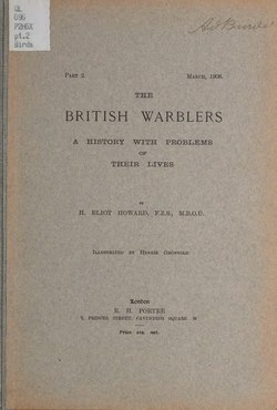 The British Warblers A History with Problems of Their Lives - 2 of 9.djvu