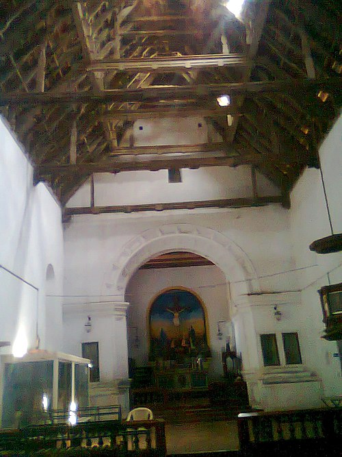 Interior of the Udayamperūr Syro-Malabar Church which had hosted the Synod of Diamper
