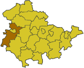 Wartburgkreis i Thüringen