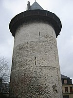 המגדל שבו הוחזקה ז'אן ד'ארק לפני המשפט.