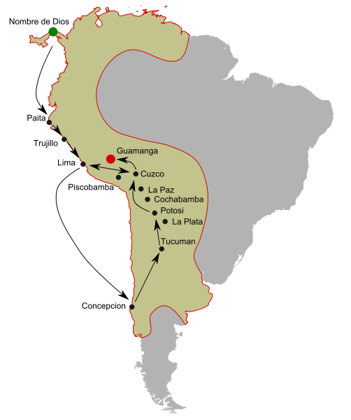 File:Travels of Catalina de Erauso 1600s map.svg