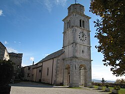 The church in Monrupino