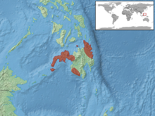 Tropidophorus misaminius Distribution.png