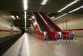 Anschauliches Bild des Abschnitts Theresienstraße (U-Bahn München)