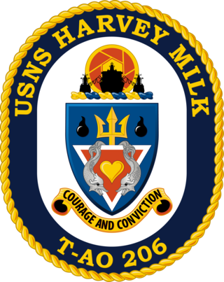 USNS <i>Harvey Milk</i> (T-AO-206) John Lewis-class oiler of the United States Navy