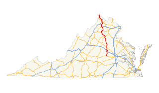 U.S. Route 522 in Virginia highway in Virginia