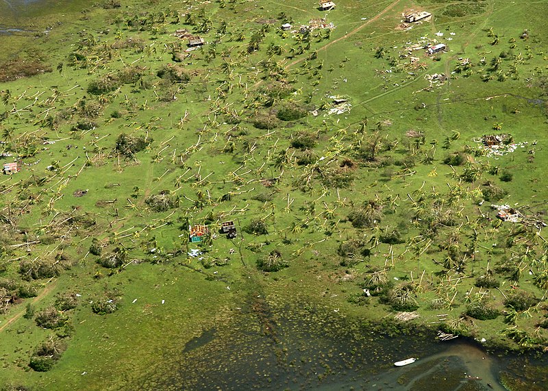 File:US Navy 070907-N-7540C-022 An aerial view of the devastation left by Hurricane Felix.jpg