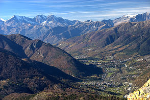 Valle Vigezzo von Osten, vom Monte Torriggia