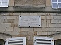 Français : Valognes, 37 rue des Religieuses - plaque commémorative de la naissance de Léopold Lelisle