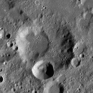 <span class="mw-page-title-main">Van den Bergh (crater)</span> Crater on the Moon