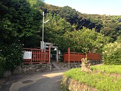 View of Furosui Holy Spring