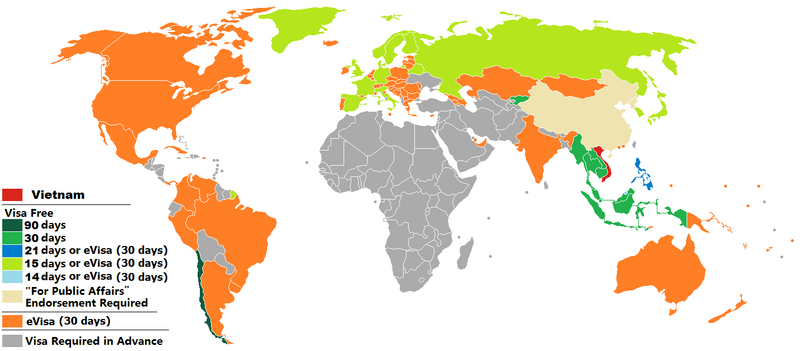 Visa policy of Vietnam - Wikipedia