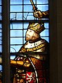 II. Lajos király és Mária királyné ólomüveg ablaka Bernard van Orley kartonja alapján (részlet) [3]