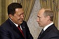 Vladimir Putin with Hugo Chavez 26 November 2004-1.jpg