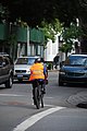 This photo is of Wikis Take Manhattan goal code S15, Bicyclist transporting groceries etc., on bike.