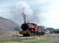 3822 “Warrior” at Bickershaw Colliery