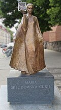Warszawa Marie Curie -monument.JPG